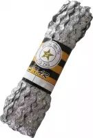 Luxe Kwaliteit Zigzag Band 7mm (0,7cm) | RicRac Lint | Zig Zag Ric Rac | Zilver Glitter Lint | Cadeaulint | Rol: 13,5 Meter