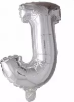 Wefiesta Folieballon Letter J 41 Cm Zilver