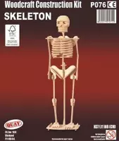 Bouwpakket 3D Puzzel Skelet - hout