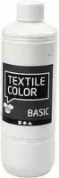 Textielverf - Kledingverf - Wit - Basic - Textile Color - Creotime - 500 ml