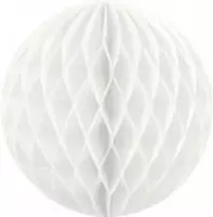 Honeycomb Wit - 1 Stuk - Feest Decoratie - 20cm