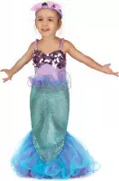 MODAT - Glinstrend zeemeermin kostuum voor meisjes - M (5-6 jaar)