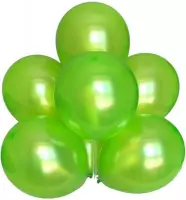 20 Metallic Ballonnen - Lime - 30 cm - Latex - Chroom - Verjaardag - Feest/Party - Ballonnen set -
