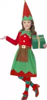Kerstelf kostuum voor kinderen 130-143 (7-9 jaar)