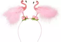 Boland - Tiara Flamingo's - Één maat - Volwassenen - Unisex