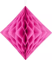 Honeycomb Diamant Donker Roze 30cm