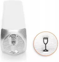 Slagstempel Champagneglas | Hoogte 6mm