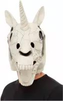 Smiffys Masker Unicorn Skull Wit