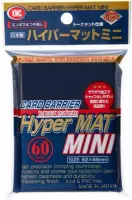 KMC Mini Sleeves (Hyper Mat): Blue (62x89mm) - 60 stuks