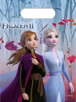 Frozen 2 uitdeelzakjes, 6 stuks