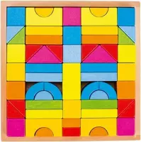 Goki Building blocks Rainbow