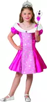 Prinsessenjurk Pinky | Maat 128 | Carnaval kostuum | Verkleedkleding