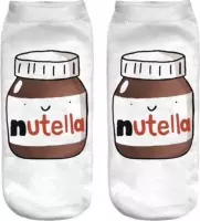 Fun korte sokken Nutella pot (30159)