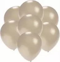 Kleine ballonnen zilver metallic 200 stuks