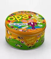 Verjaardag - Snoeptrommel - Opa - Gevuld met verse snoepmix - In cadeauverpakking met gekleurd lint