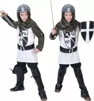 Middeleeuwse & Renaissance Strijders Kostuum | Drakendoder Ridder | Jongen | Maat 128 | Carnaval kostuum | Verkleedkleding