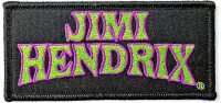 Jimi Hendrix Patch Arched Logo Zwart