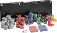 TecTake -  Pokerset 300-delig zwart - 402558