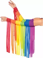 Rainbow fringe arm piece