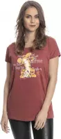 Winnie The Pooh Dames Tshirt -3XL- Different Rood