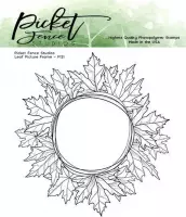 Leaf Picture Frame Clear Stamps (F-121)