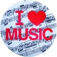 Button I Love Music