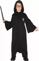 Tovenaar Harry cape met capuchon voor kinderen - Halloween verkleedkleding jongens 5-6 jaar (110-116)