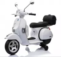 VESPA PX150, 12 volt elektrische scooter met rubberen banden en meer | Elektrische Kinderscooter | Kinderscooter 1 tot 4 jaar