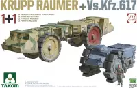 1:72 Takom 5007 Krupp Räumer + Vs.Kfz. 617 Plastic kit