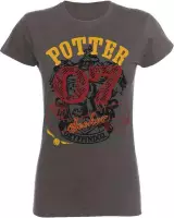 Harry Potter Dames Tshirt -L- Potter Seeker Grijs