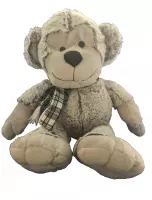 Knuffel aap grijs 31cm