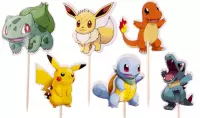 Pokemon go |24 stuks|cupcake - cupcake decoratie - cupcake versiering - cupcake toppers - taart decoratie - taartversiering