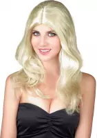 Vegaoo - Blonde vrouwenpruik - Blond - One Size