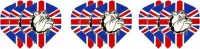 3 sets (9 stuks) Dragon darts Britse vlag bulldog dart flights – darts flights
