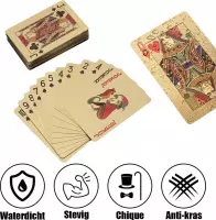 MyStand® Luxe Speelkaarten Waterdicht | Special Edition Pokerkaarten - Poker Kaartspel - Spel Kaarten | Goud