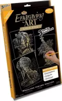 GOLF-SET3 3 PC GOLD ENGRAVING ART SET