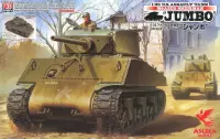 Asuka U.S. Assault Tank M4A3E2 Sherman 'Jumbo' + Ammo by Mig lijm