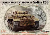 Mirage  SdKfz.123 Light Recce Tank – Luchs + Ammo by Mig lijm