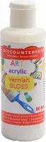 Acrylvernis 80ML - Glanzende vernis - Transparant - Gloss - Acrylic varnish Gloss