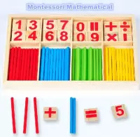 Montessori wiskunde speelgoed rekenen tellen voorschoolse spillen houten speelgoed kinderen educatief speelgoed voor kinderen kinderen  - cadeau kinderen