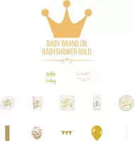 Babyshower Versiering Pakket Goud Deluxe