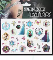 Frozen plak tattoos kinderen - Elsa & Olaf - tijdelijke water overdraagbare tattoo - nep tattoos