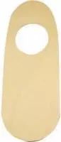 Deurhanger, afm 10x25 cm, triplex, 10stuks