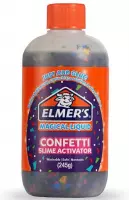 Elmer's confetti slijmactivator | uitwasbare en kindvriendelijke slijmactivator met tovervloeistof | fles van 245 g | geweldig om slijm mee te maken