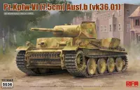 1:35 Rye Field Model 5036 Pz.Kpfw.VI (7,5cm) Ausf.B (VK36.01) Plastic kit