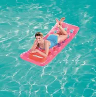 Bestway water luchtbed - 188 x 71 cm - Roze