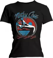Motley Crue Dames Tshirt -L- Heels V.3. Zwart