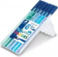 triplus color kleurstift - Box 6 st ocean colours