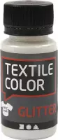 Creotime Textile Color, transparant, glitter, 50 ml