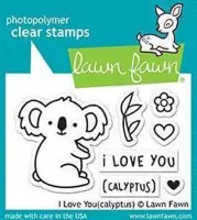 I Love You(calyptus) Clear Stamps (LF1823)